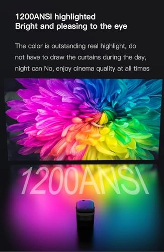 Video Projector 1000ANS lumens 1920*1080P