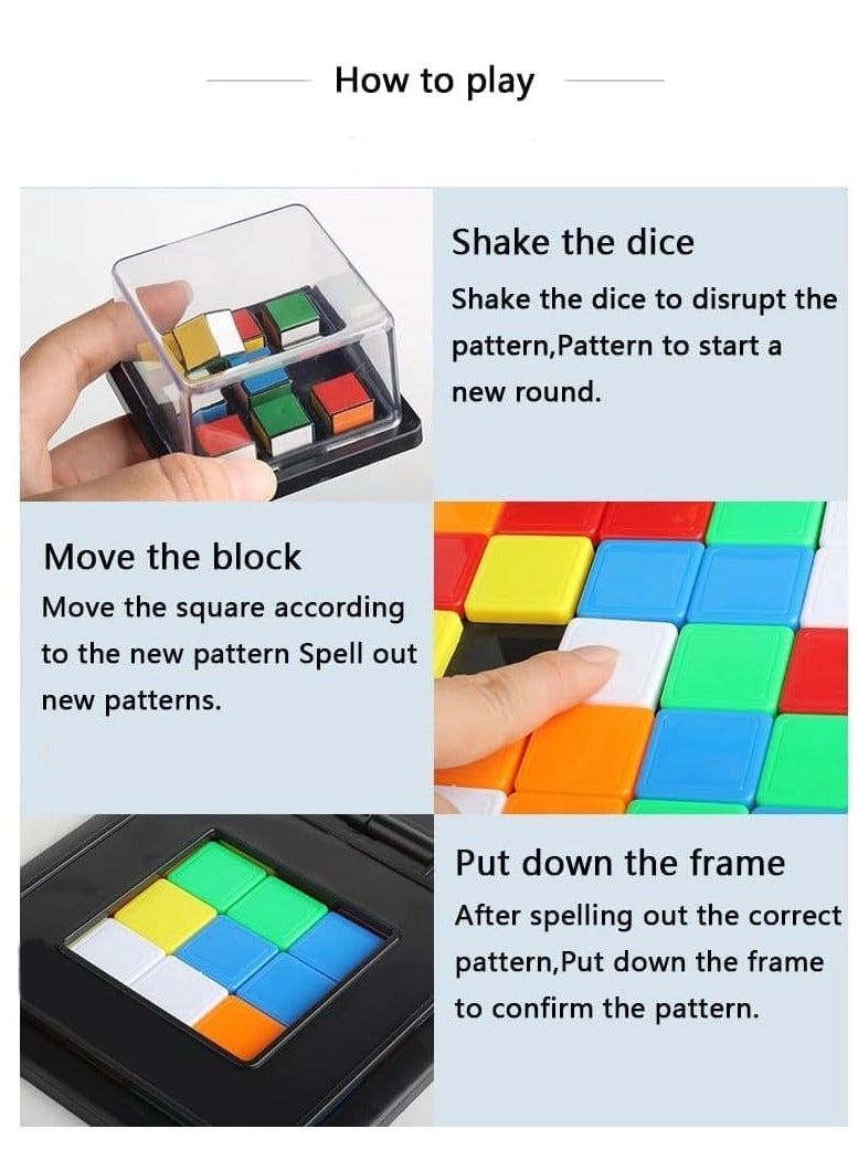 Magic Block Race Game - 2 Players Brain Teasers