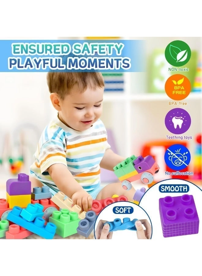 Soft Building Block Sets - 50 pcs