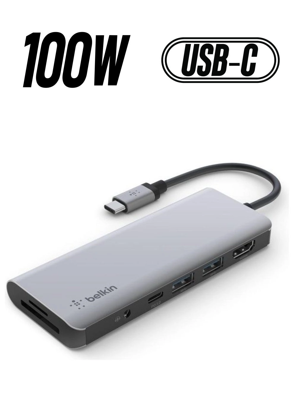 USB C Multiport 7 in 1 Hub Adapter