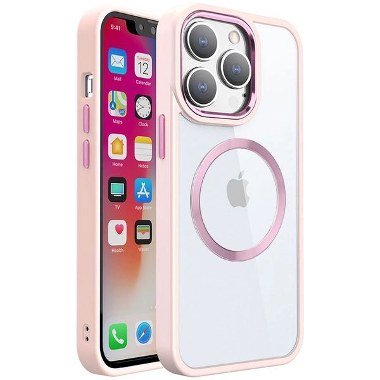 Hard Case With Screen Protector for iPhone 14 Pro