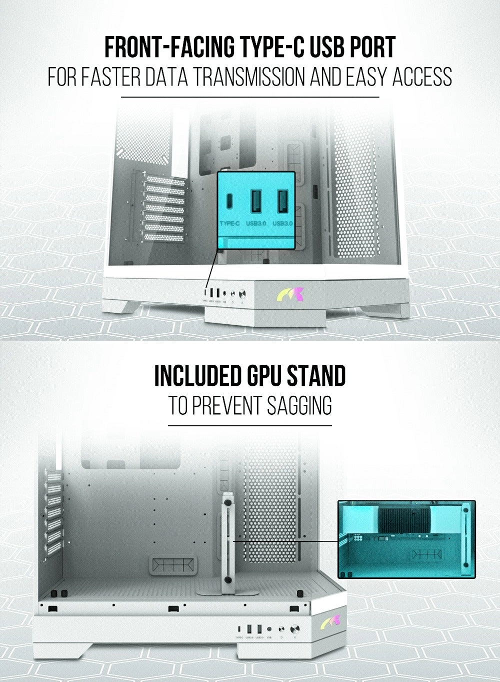 PRISM - Triple Glass Panel Mid Tower