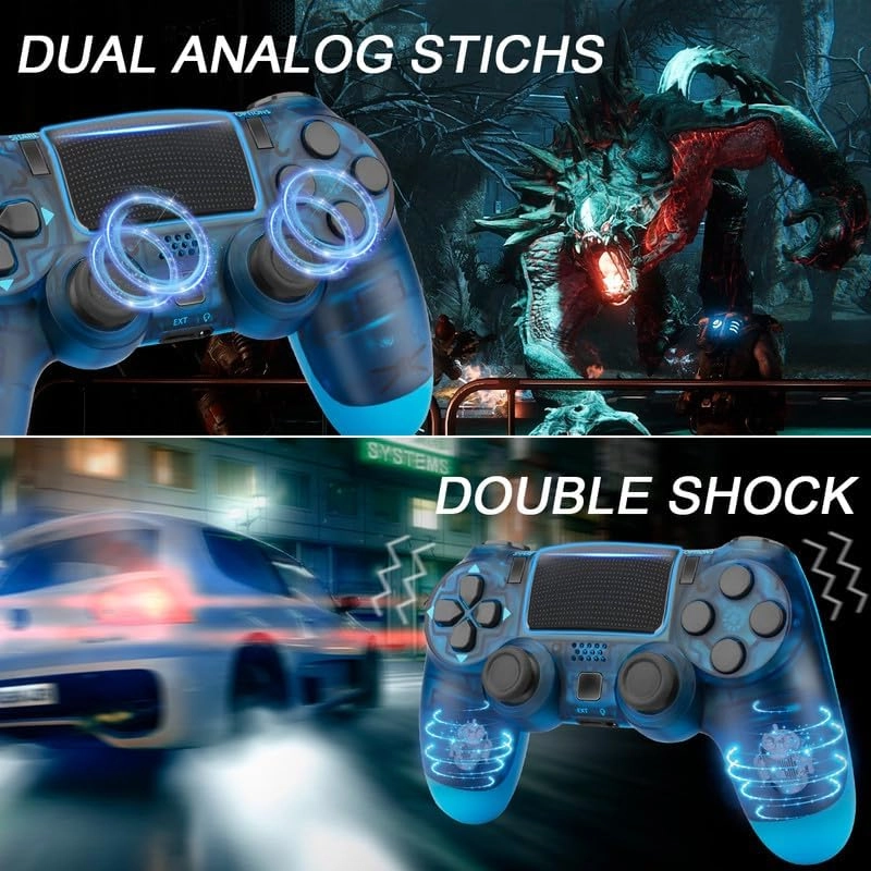 Custom Gamepad - Blue PS4/Slim/Pro/PC/Steam