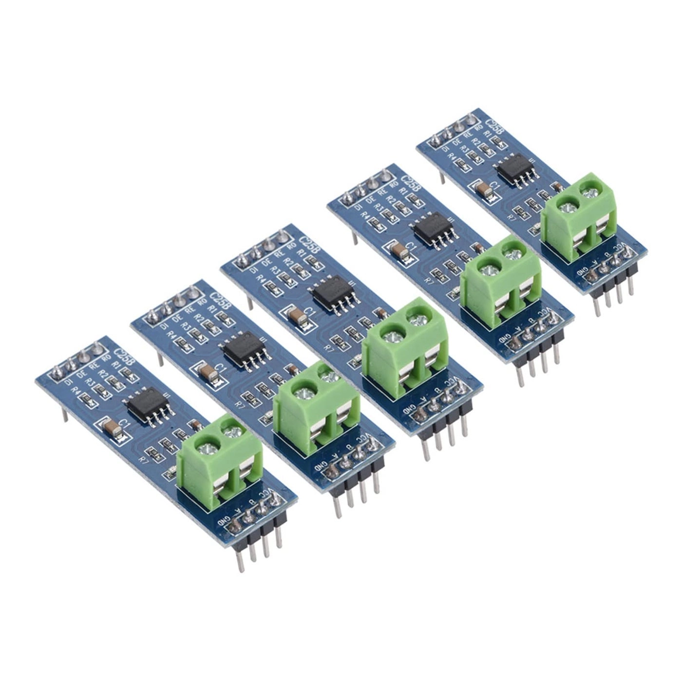 TTL to RS-485 Converter Module - 5PCS Industrial Serial Communication