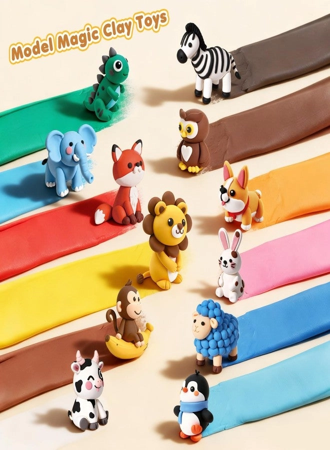 Air Dry Modeling Clay - 12pcs. Sculpting Tools