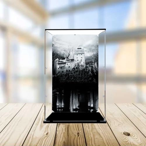 Acrylic Transparent Collectible Display Case (76417) - 45 x 45 x 85 cm Background+light Board