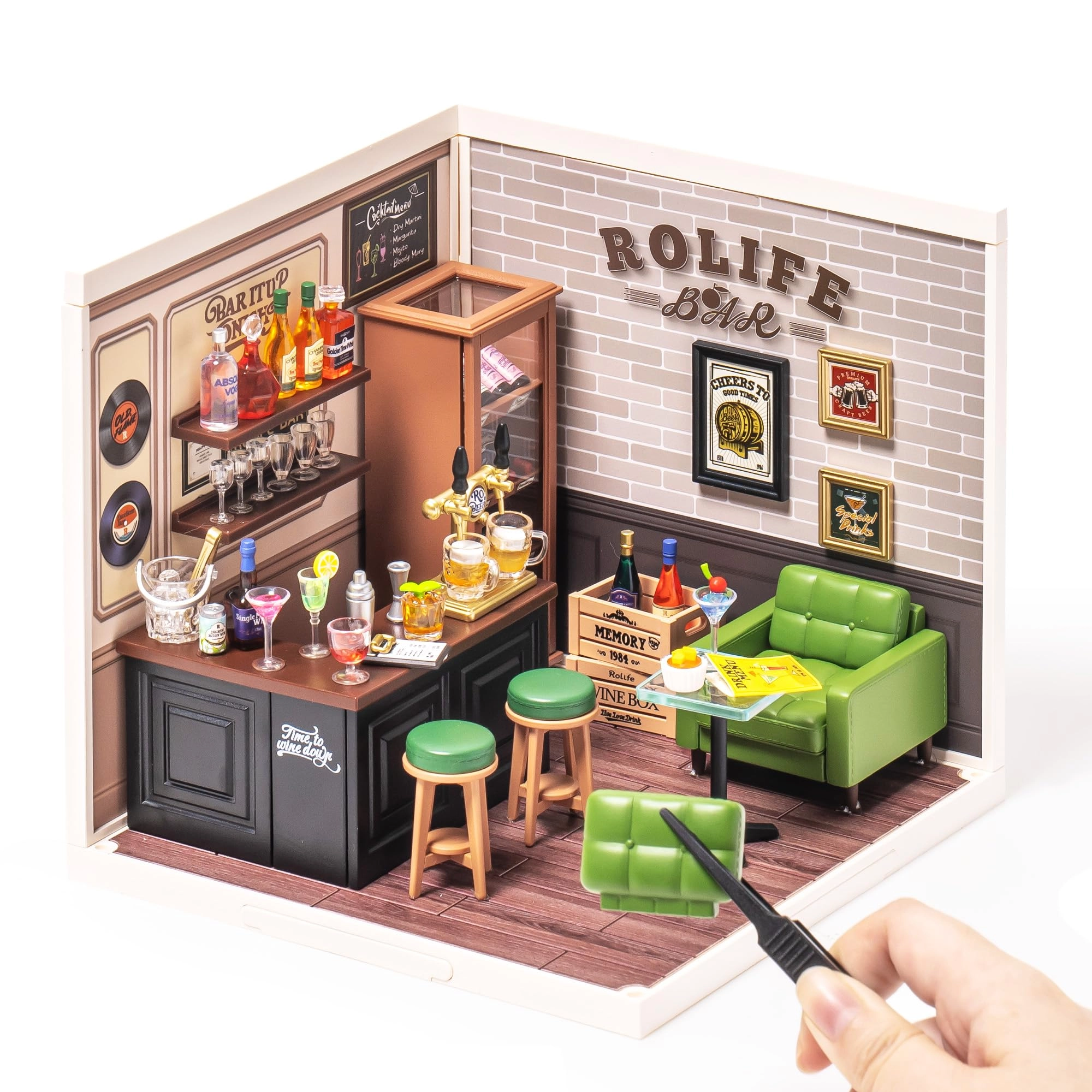 DIY Miniature House Kit - DAILY INSPIRATION CAFE 1:24