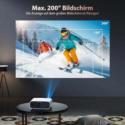 Mini Projector B0FQBYPRVM 18000 Lumens