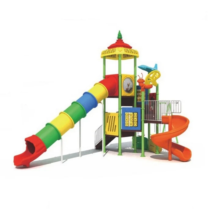 Mega Kids Flower Playsets - Swings And Slide Multi Colour