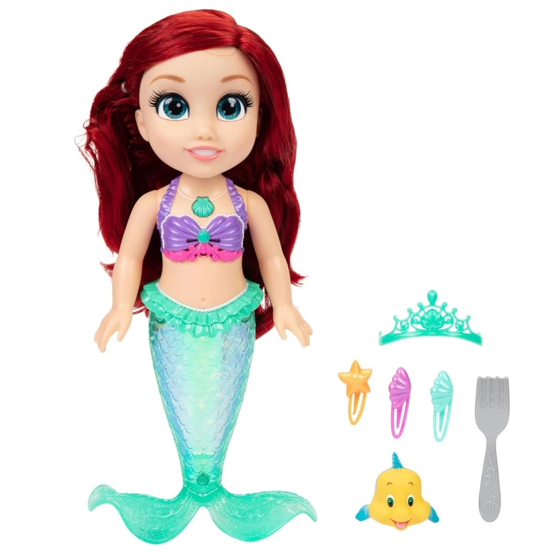 Disney Ariel Doll - Sing & Sparkle Multicoloured
