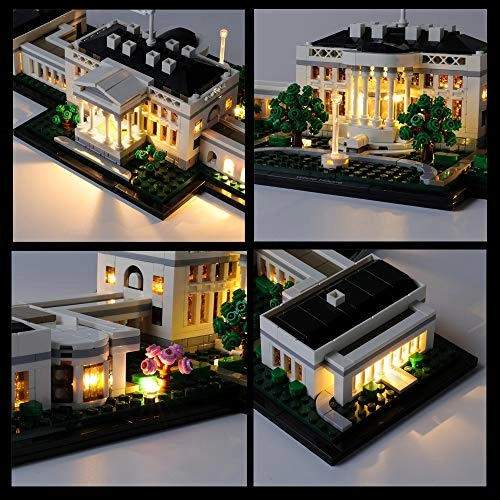 LED Light Kit for LEGO Architecture The White House 21054 - Plastic 5V