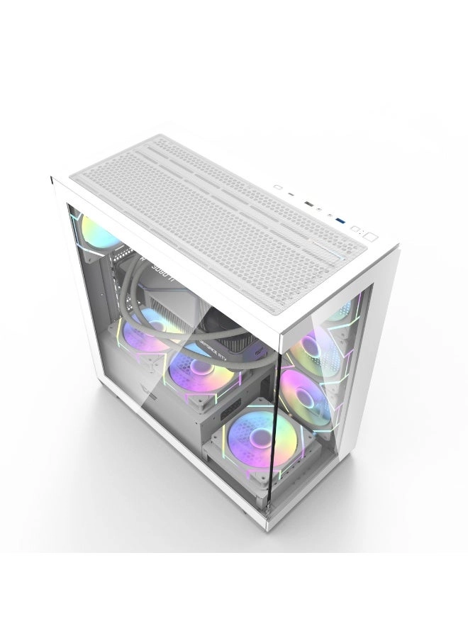 DS900G - curved tempered glass Mid Tower