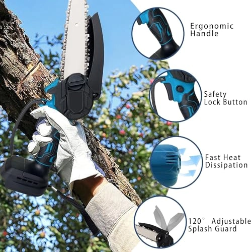 Mini Chainsaw - 6-Inch 2 x 3000mAh 18V