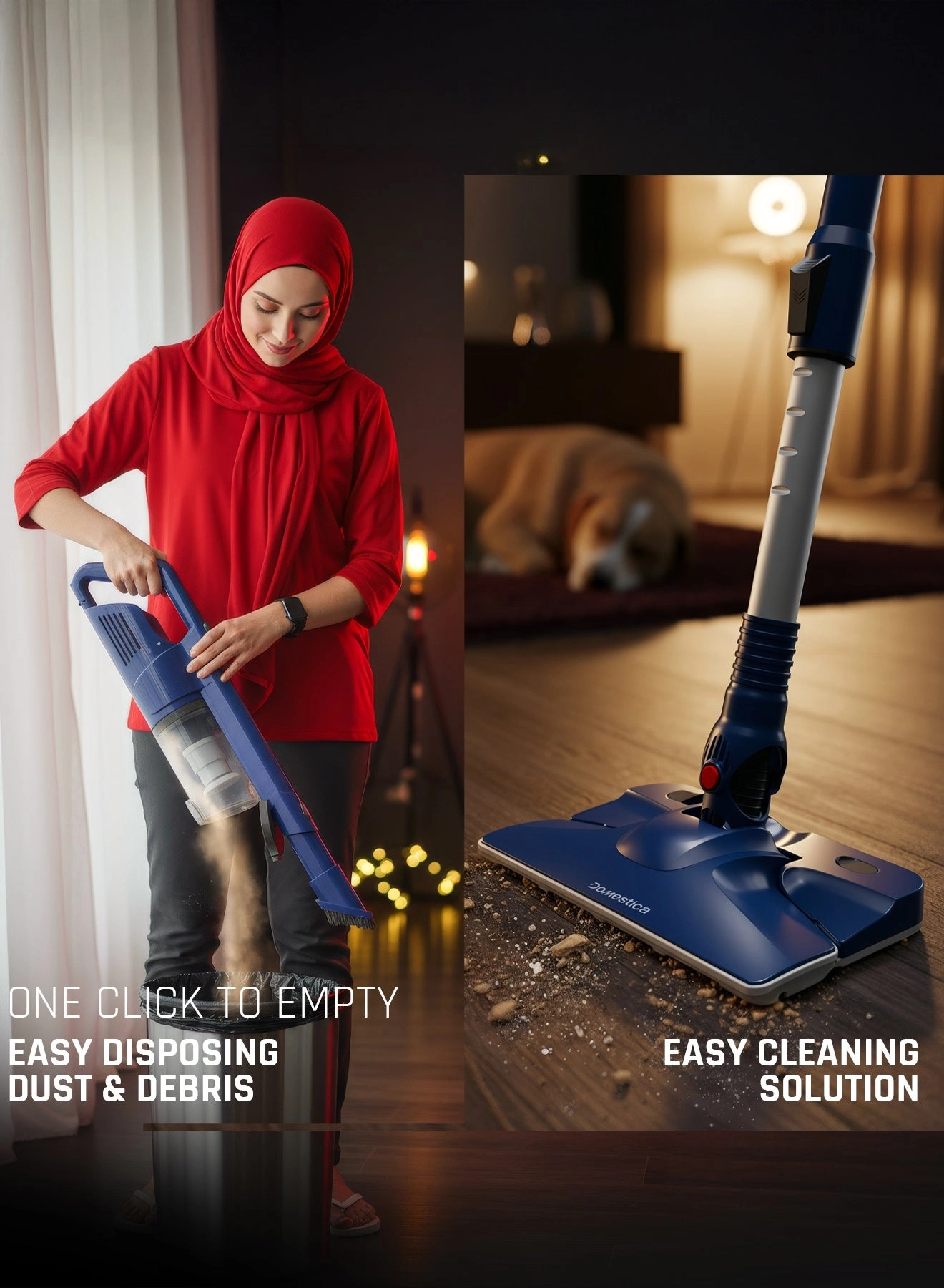 Trio Sweep - 800ml 20,000Pa 600W