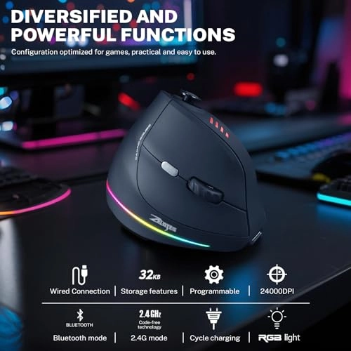 F13 Optical Gaming Mouse - Bluetooth