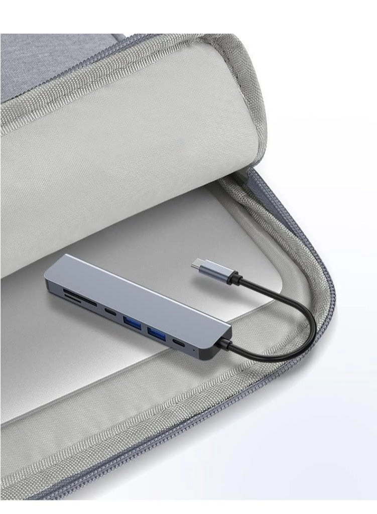 W18 Type C Hub - 3 USB HDMI 3D/TF