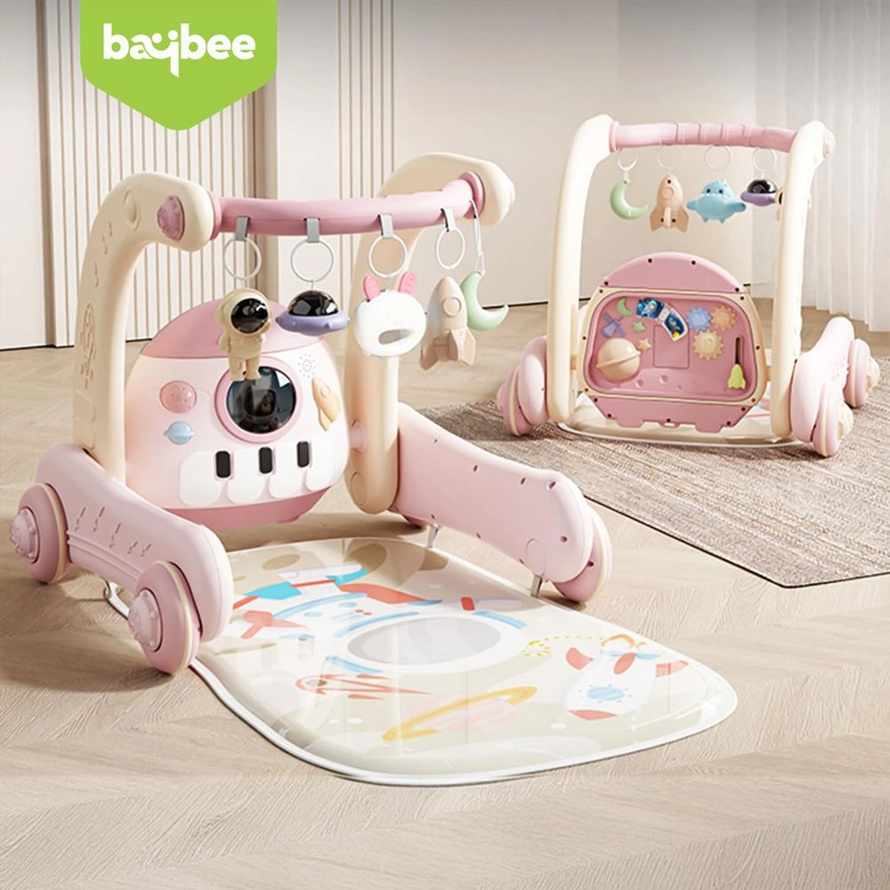 4-In-1 Baby Musical Activity Walker - Convertible Play Gym 0-36 months