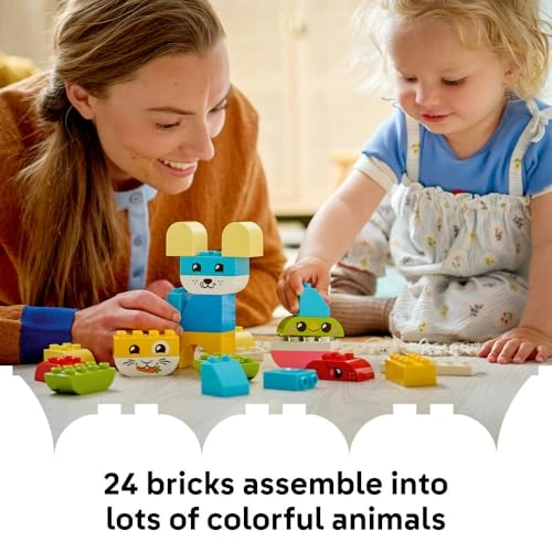 Creative Cute Pets - 3 in 1 8 BRICK-BUILT TOY ANIMALS