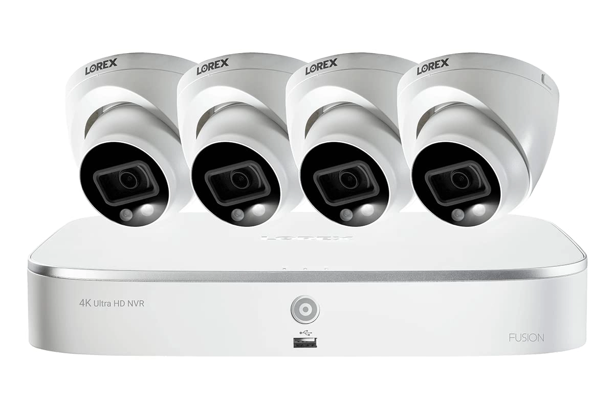 Lorex Technology N842A82 + E892DD - 4 Cameras 8 Channel 4K