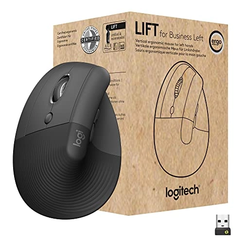 Lift Left-handed Vertical Ergonomic Mouse - Wireless