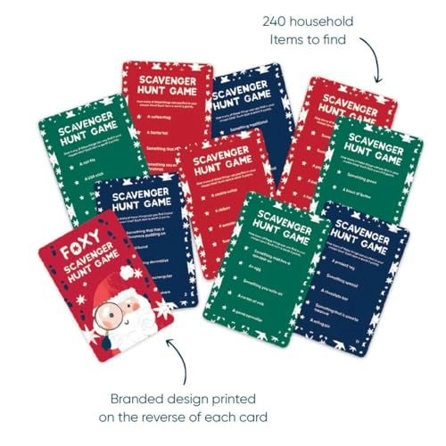 Scavenger Hunt Game Cards - 48 pieces English 3 years and up