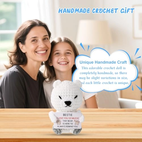 Polar Bear Positive 10 cm Crochet