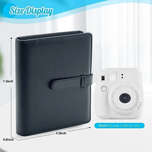 Mini Photo Album - for Fujifilm Instax Mini Camera, Polaroid Snap, Z2300, SocialMatic Instant Cameras & Zip Instant Printer