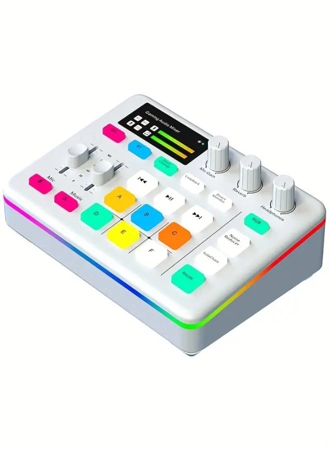 G1 - Professional Gaming Audio Mixer 32-bit DSP RGB Lighting