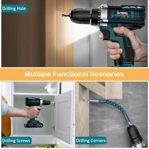 Cordless Drill Set - 2.0Ah 21V