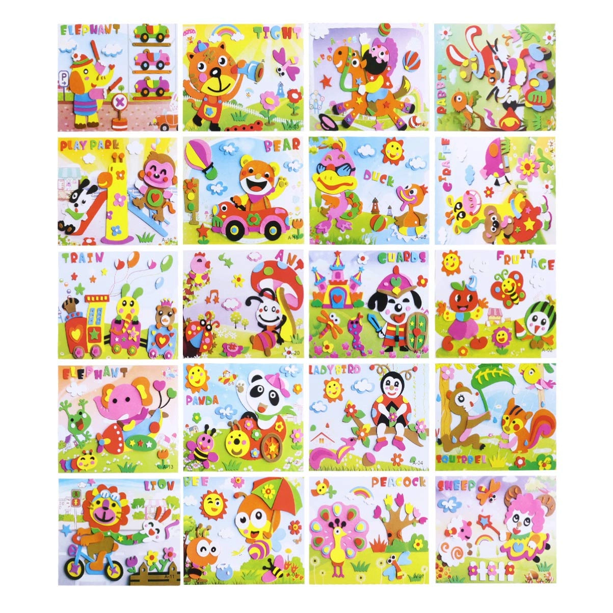 Kids 3D Stickers - 20