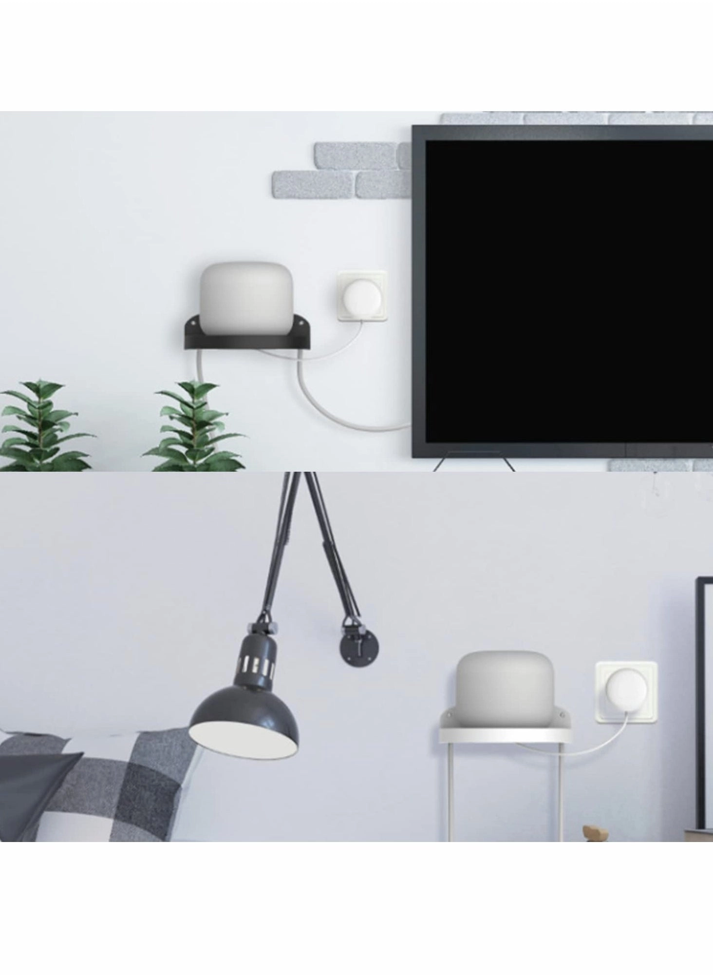 Wall Mount Holder - 1 piece Google Wifi 1st|Google Wifi 2nd|Google Nest Wifi Router