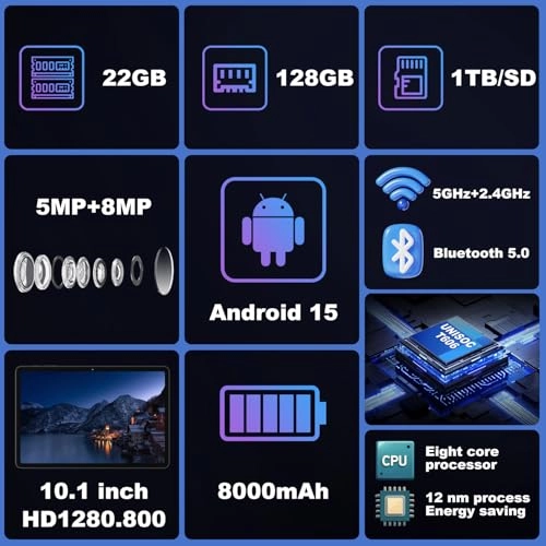 K11 Tablet 10.1" Wi-Fi 22GB RAM 128GB