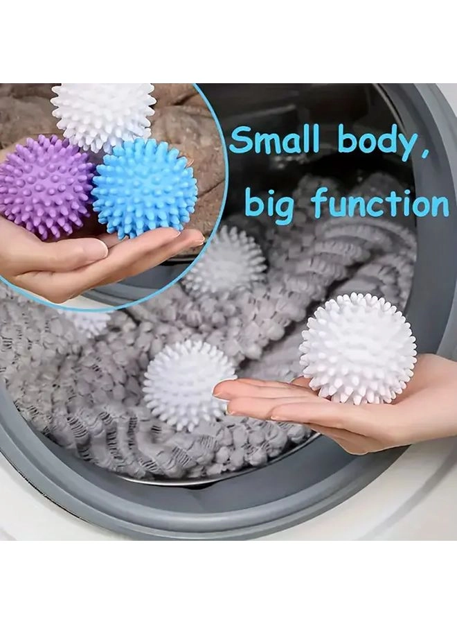Reusable Laundry Balls - 6 Reusable Anti Tangle Fabric Softener