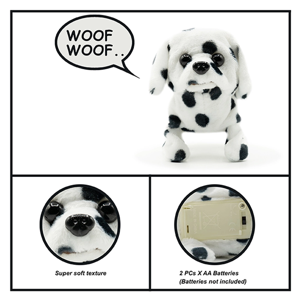 Battery Operated Walking Pet Spotty - 6.5-Inch
