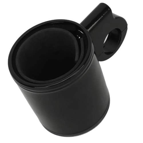 Motorcycle Handlebar Cup Holder - Aluminium Alloy Insulated Fits 7/8in to 1 1/4in