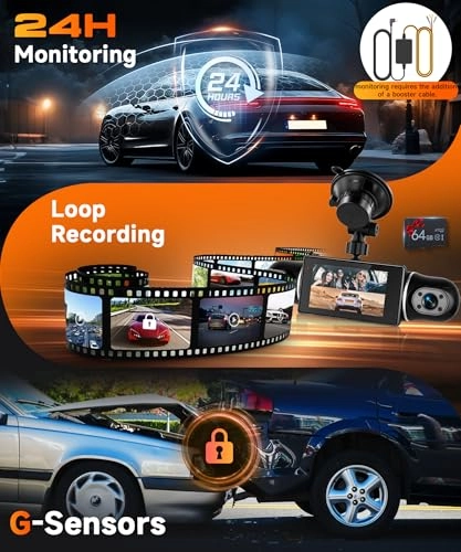 1080P 2K Dash Cam