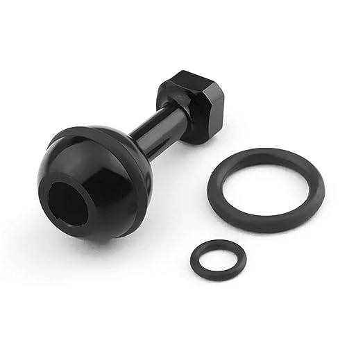 Ball Head Adapter - 1 inch Aluminum 1/4'' Screw