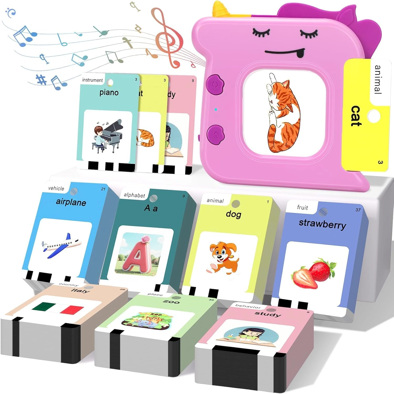 ahj 420 Words Talking Flash Cards - 3-6 Year Olds 210 pieces