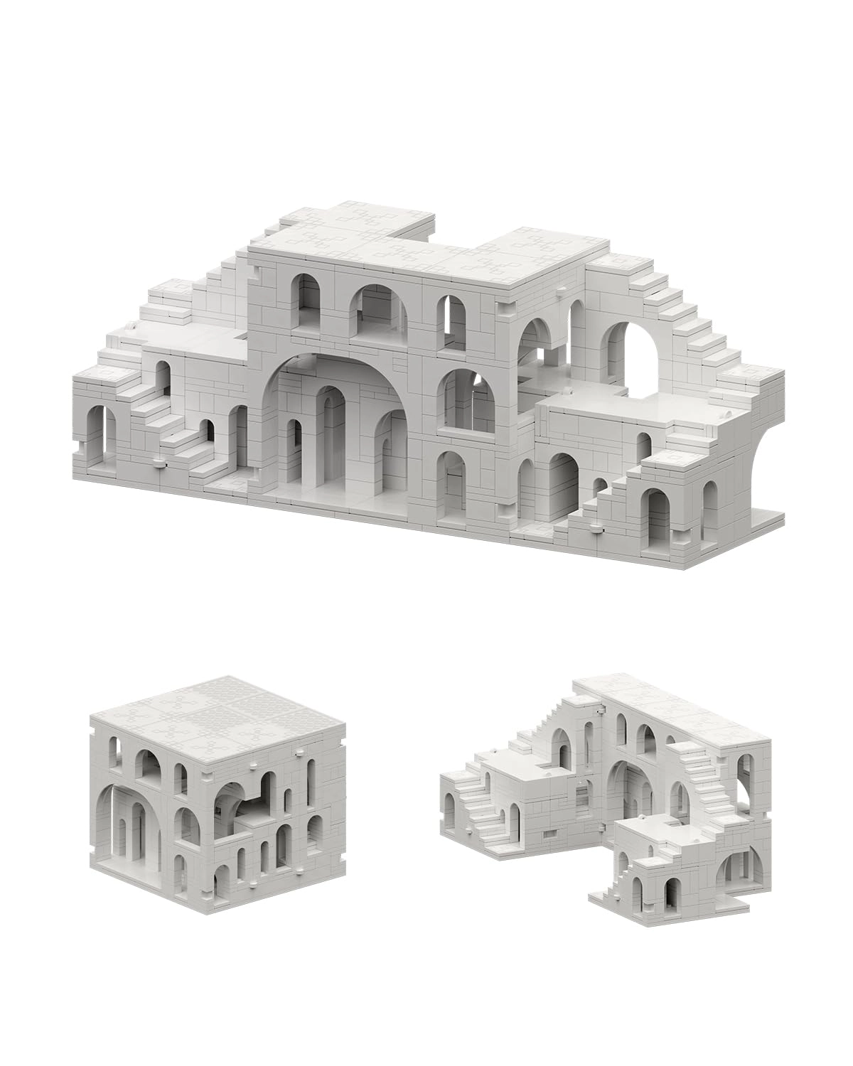 DOVOB Architectural Transformable Castle - 1170pcs
