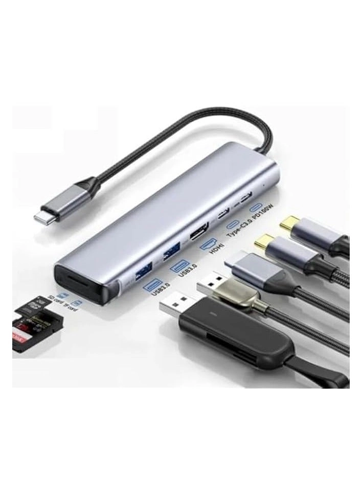 Green Tiger USB C to Hdmi HUB Adapter - 4K@60hz