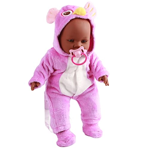 Reborn Baby Doll - 16 Inch Vinyl Black