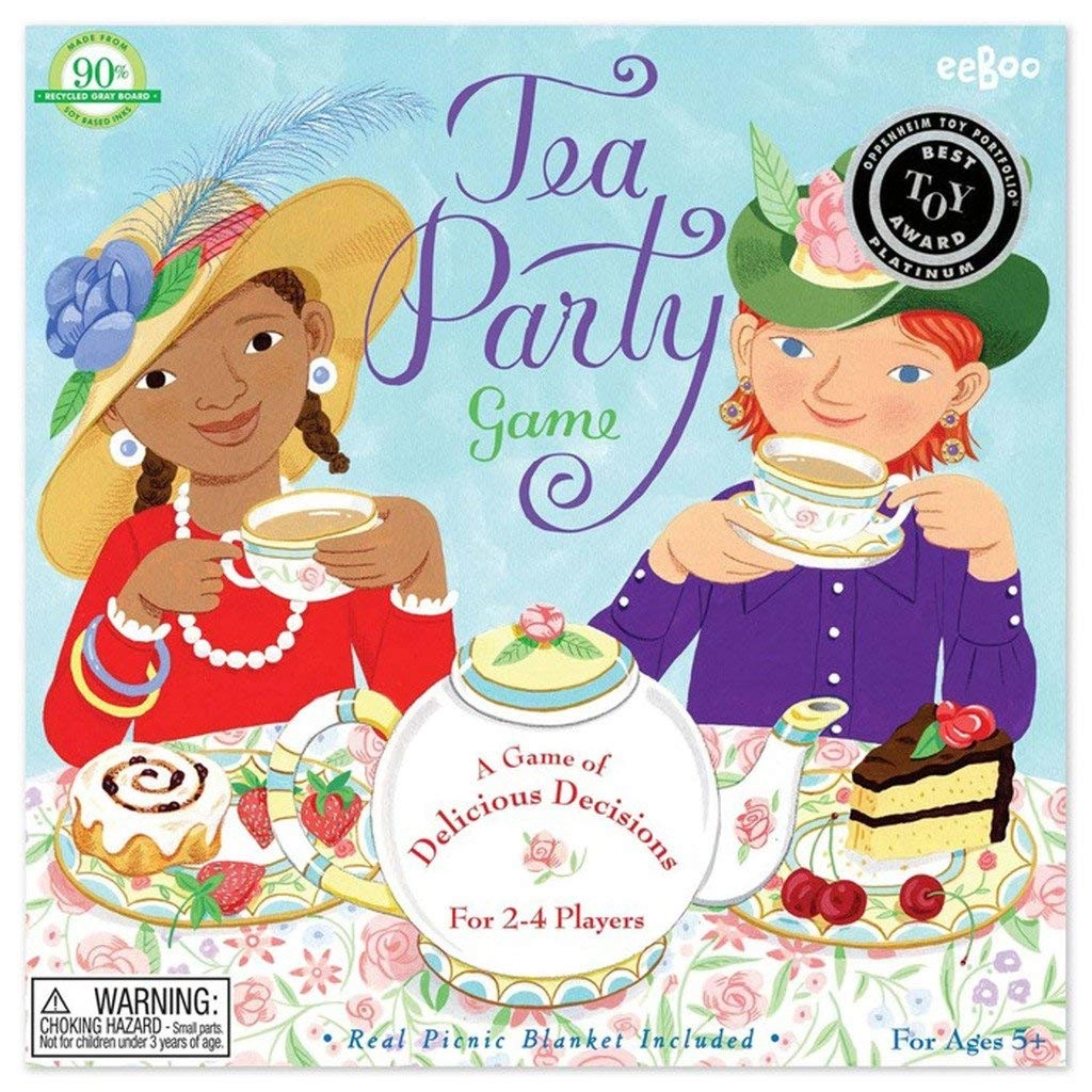 Tea Party Spinner Game - English Ages 3 and up