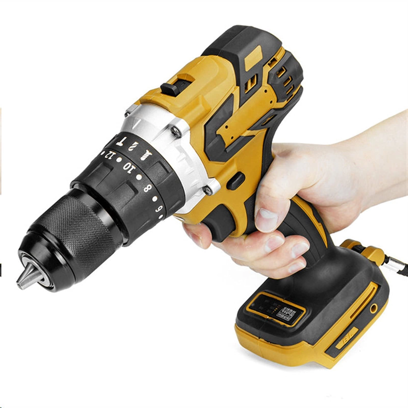 3 in 1 Electric Hammer Drill - Cordless 25+3 N.m 10mm