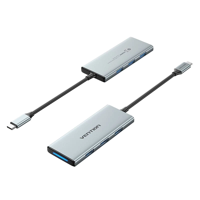 8-in-1 USB-C Docking Station - USB-C for MacBook Pro/Air, iPad Pro, iPhone 15/16, Dell, HP
