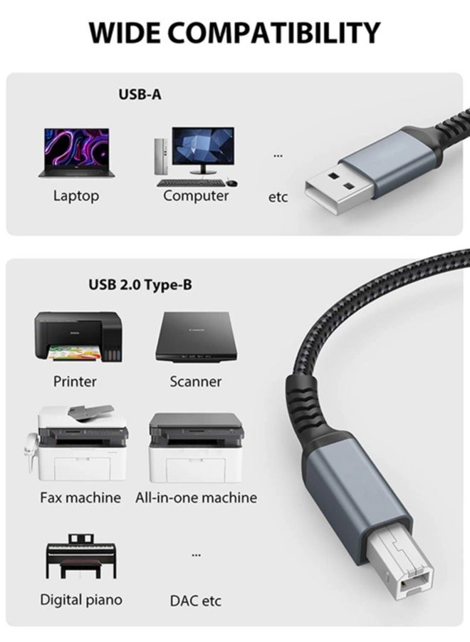 Printer Cable A Male to B Male 1.5m