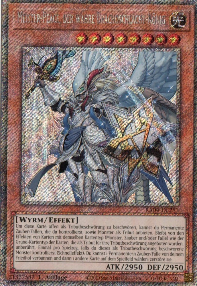 MZTCG Yugioh Master Peace, The True Dragon Battle King RA04-DE283 - German