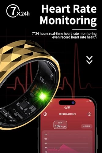 Smart Ring - Heart rate monitor Blood oxygen saturation Sleep Monitoring