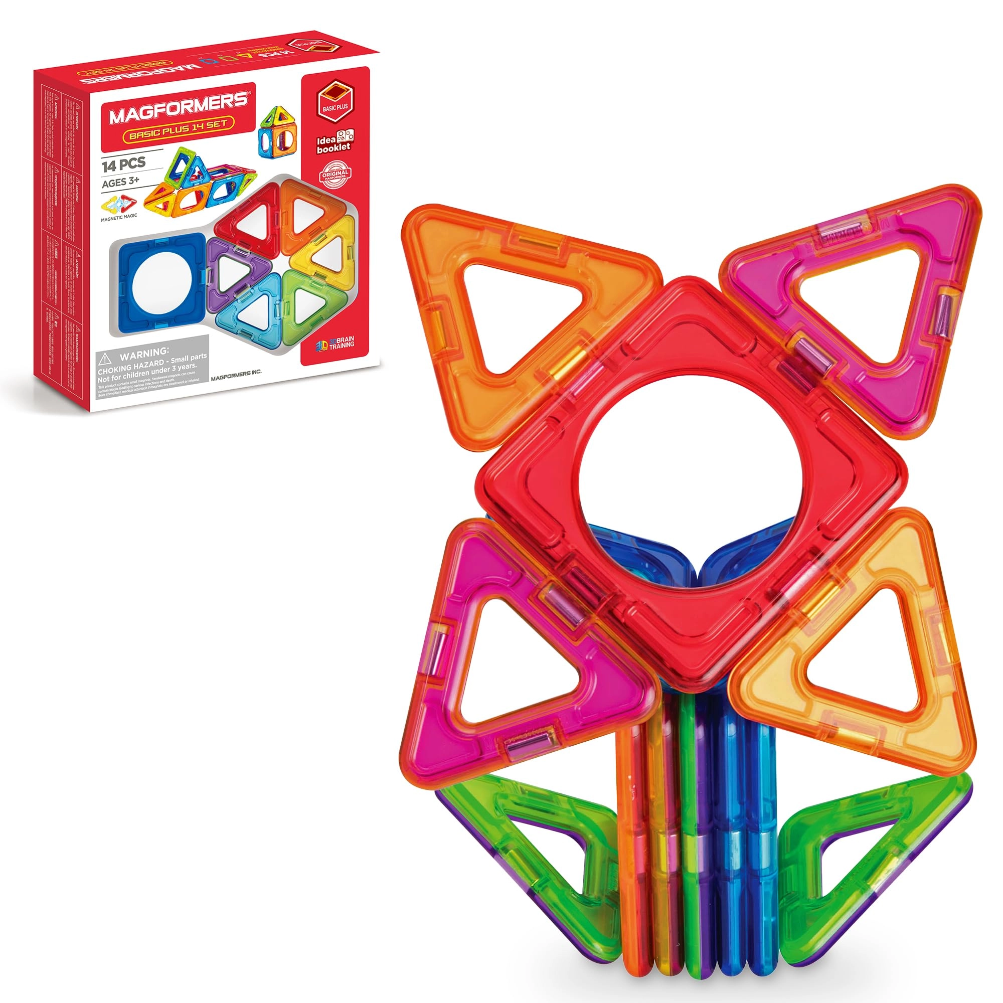 Magformers Basic Plus - 3 years+ 14 pieces