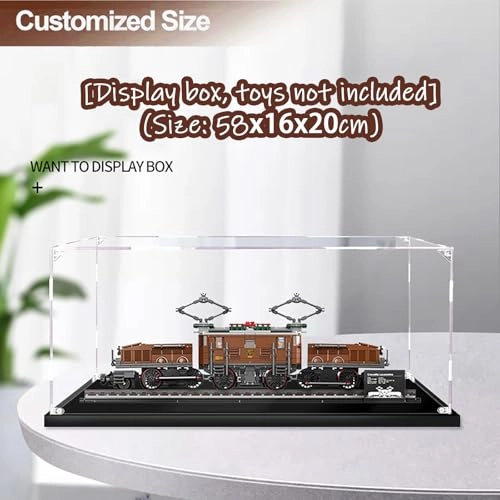 Display Case (10277) - Acrylic Transparent 3mm
