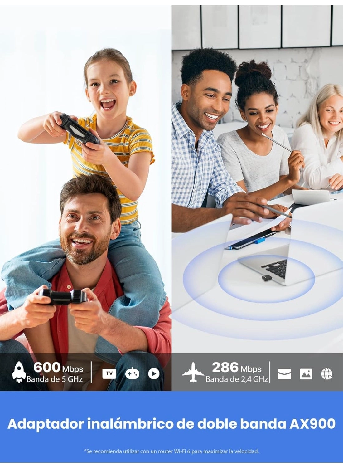 AX900 - Dual Band USB Wireless